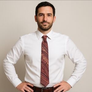 Liberty of London Tana Lawn Paisley 100% Cotton Tie 56" x 3.75"